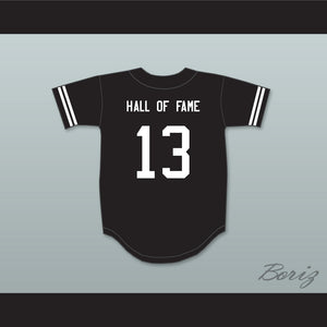 Hall of Fame 13 Black Baseball Jersey