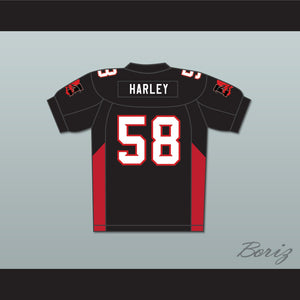 58 Harley Mean Machine Convicts Football Jersey Includes Patches