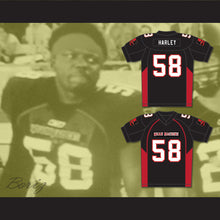 Load image into Gallery viewer, 58 Harley Mean Machine Convicts Football Jersey Includes Patches