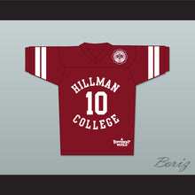 Load image into Gallery viewer, Ronald 'Ron' Johnson 10 Hillman College Maroon Football Jersey with Theater Patch A Different World