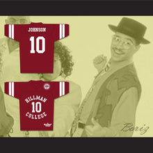 Load image into Gallery viewer, Ronald 'Ron' Johnson 10 Hillman College Maroon Football Jersey with Theater Patch A Different World