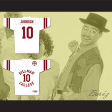 Load image into Gallery viewer, Ronald 'Ron' Johnson 10 Hillman College White Football Jersey with Theater Patch A Different World