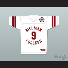 Load image into Gallery viewer, Dwayne Wayne 9 Hillman College White Football Jersey with Theater Patch A Different World