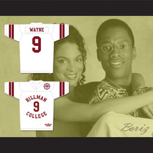 Load image into Gallery viewer, Dwayne Wayne 9 Hillman College White Football Jersey with Theater Patch A Different World