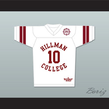 Load image into Gallery viewer, Ronald 'Ron' Johnson 10 Hillman College White Football Jersey with Eagle Patch A Different World