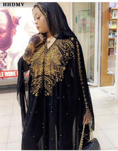 Load image into Gallery viewer, HHDMV fashion restoring ancient ways style long outwear long sleeve bat sleeve hooded collar appliques loose long outwear