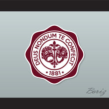 Load image into Gallery viewer, Hillman College Maroon and White Lab Leather Varsity Letterman Jacket