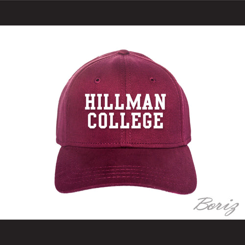 Hillman College Maroon Baseball Hat A Different World