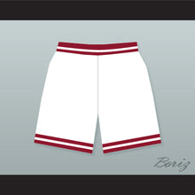 Load image into Gallery viewer, Hillman College White Basketball Shorts with Theater Patch