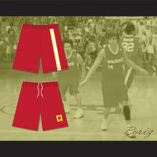 Load image into Gallery viewer, East High School Wildcats Red Basketball Shorts with Patch HSM3
