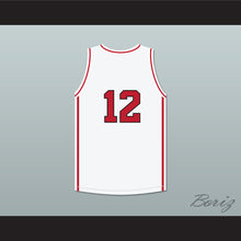 Load image into Gallery viewer, Drake 12 White Basketball Jersey High School Musical Skit MADtv