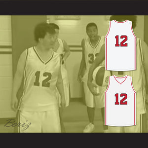 Drake 12 White Basketball Jersey High School Musical Skit MADtv