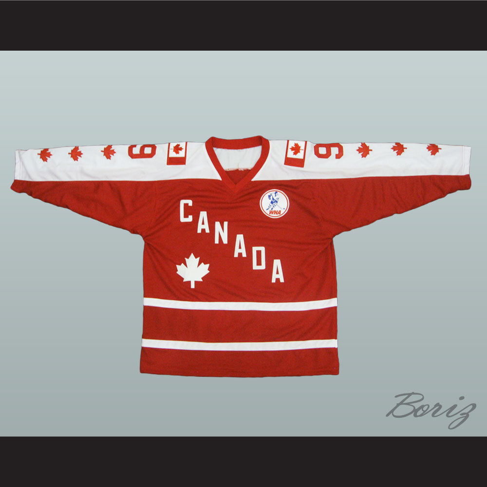 Bobby Hull 9 WHA Canada Hockey Jersey