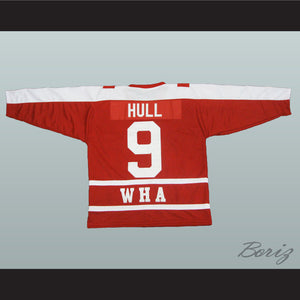Bobby Hull 9 WHA Canada Hockey Jersey