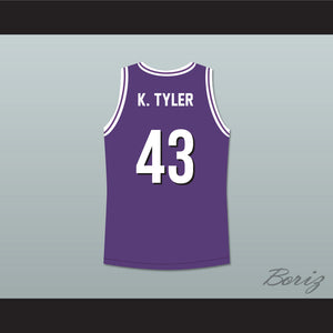 Marlon Wayans Kenny Tyler 43 Huskies Purple Basketball Jersey The 6th Man Tribute