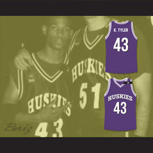 Load image into Gallery viewer, Marlon Wayans Kenny Tyler 43 Huskies Purple Basketball Jersey The 6th Man Tribute