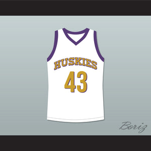 Marlon Wayans Kenny Tyler 43 Huskies White Basketball Jersey The 6th Man