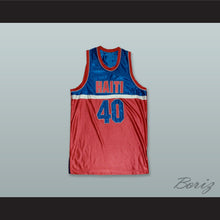 Load image into Gallery viewer, Haiti 40 Red Basketball Jersey