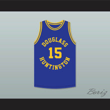 Load image into Gallery viewer, Hal Greer 15 Frederick Douglass Junior and Senior High School Tigers Blue Basketball Jersey 1
