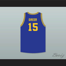 Load image into Gallery viewer, Hal Greer 15 Frederick Douglass Junior and Senior High School Tigers Blue Basketball Jersey 1
