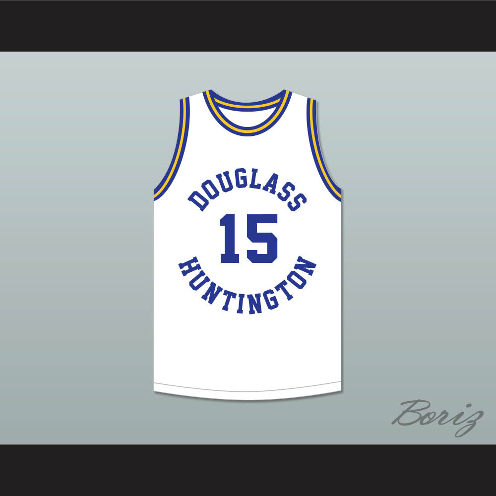 Hal Greer 15 Frederick Douglass Junior and Senior High School Tigers White Basketball Jersey 1