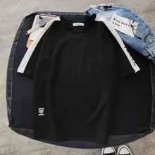 Load image into Gallery viewer, Half-sleeved Men's Summer 2019 Short-sleeved T-shirt Couple Dress Korean Trendy T-shirt Round Neck MW38