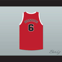 Load image into Gallery viewer, Hank Beenders 6 Providence Steamrollers Red Basketball Jersey with Patch