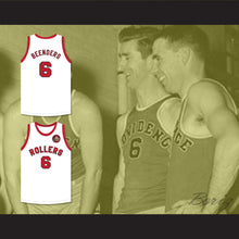 Load image into Gallery viewer, Hank Beenders 6 Providence Steamrollers White Basketball Jersey with Patch 2