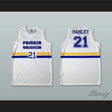 Load image into Gallery viewer, Hanley 21 Pamesa Valencia White Basketball Jersey