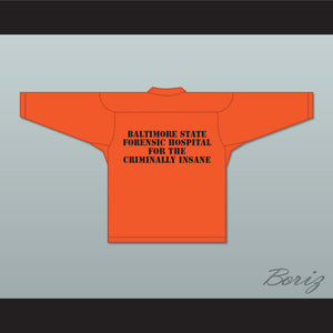 Hannibal Lecter B1329-0 Orange Hockey Jersey