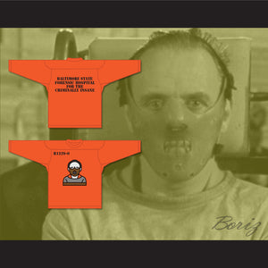 Hannibal Lecter B1329-0 Orange Hockey Jersey