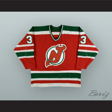 Load image into Gallery viewer, Hannu Kamppuri 33 New Jersey Red Hockey Jersey