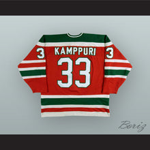 Load image into Gallery viewer, Hannu Kamppuri 33 New Jersey Red Hockey Jersey