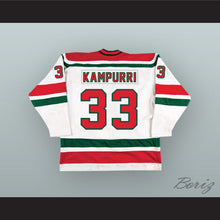 Load image into Gallery viewer, Hannu Kamppuri 33 New Jersey White Hockey Jersey