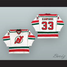 Load image into Gallery viewer, Hannu Kamppuri 33 New Jersey White Hockey Jersey