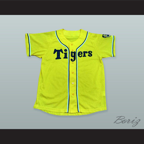 Hanshin Tigers Yellow Baseball Jersey with Patch