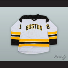 Load image into Gallery viewer, Happy Gilmore 18 Boston Alternate White Hockey Jersey