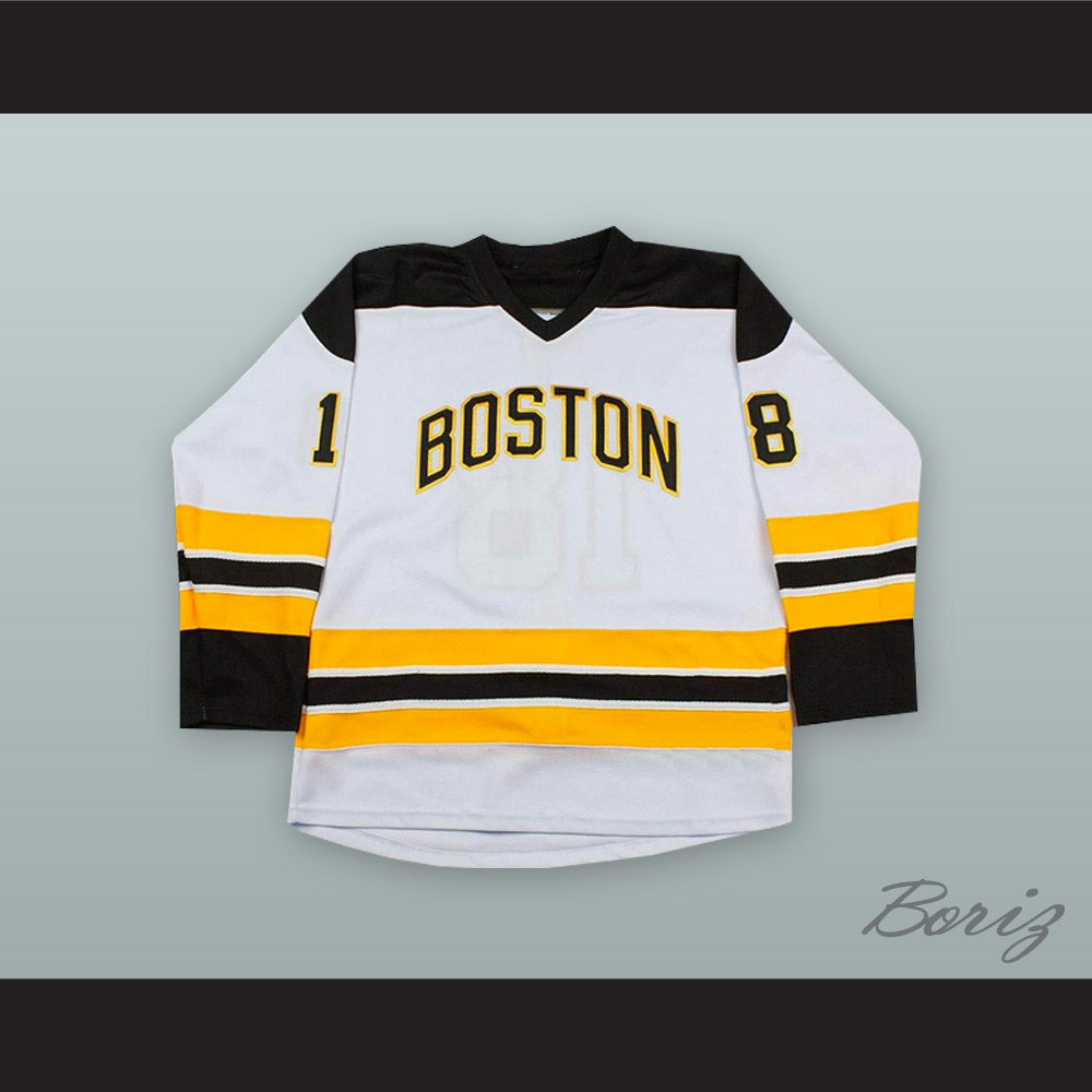 Happy Gilmore 18 Boston Alternate White Hockey Jersey