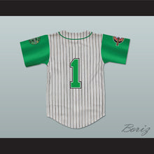 Load image into Gallery viewer, Jarius &#39;G-Baby&#39; Evans 1 Kekambas Baseball Jersey with ARCHA and Duffy&#39;s Patches