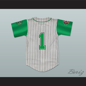 Jarius 'G-Baby' Evans 1 Kekambas Baseball Jersey with ARCHA and Duffy's Patches