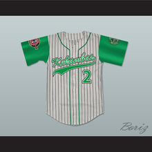 Load image into Gallery viewer, Player 2 Kekambas Pinstriped Baseball Jersey with ARCHA and Duffy&#39;s Patches