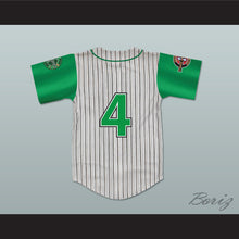 Load image into Gallery viewer, Player 4 Kekambas Pinstriped Baseball Jersey with ARCHA and Duffy&#39;s Patches