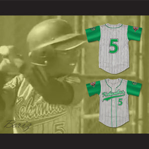 Raymond 'Ray Ray' Bennet 5 Kekambas Baseball Jersey with ARCHA and Duffy's Patches