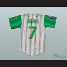 Load image into Gallery viewer, Andre 7 Kekambas Pinstriped Baseball Jersey with ARCHA and Duffy&#39;s Patches