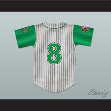 Load image into Gallery viewer, Kofi Evans 8 Kekambas Baseball Jersey with ARCHA and Duffy&#39;s Patches
