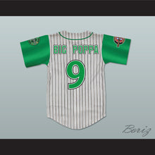 Load image into Gallery viewer, Miles Pennfield II &#39;Big Poppa&#39; 9 Kekambas Pinstriped Baseball Jersey with ARCHA and Duffy&#39;s Patches