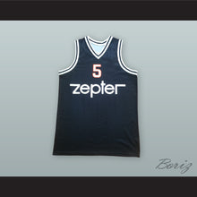 Load image into Gallery viewer, Haris Brkic 5 KK Partizan Belgrade Black Basketball Jersey