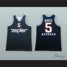 Load image into Gallery viewer, Haris Brkic 5 KK Partizan Belgrade Black Basketball Jersey
