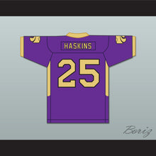 Load image into Gallery viewer, Hassan Haskins 25 Eureka High School Wildcats Purple Football Jersey 2