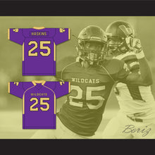 Load image into Gallery viewer, Hassan Haskins 25 Eureka High School Wildcats Purple Football Jersey 2